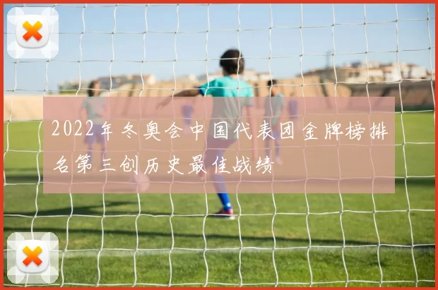 2022年冬奥会中国代表团金牌榜排名第三创历史最佳战绩